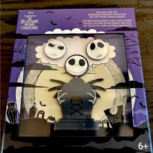 Nightmare Before Christmas enamel pin set